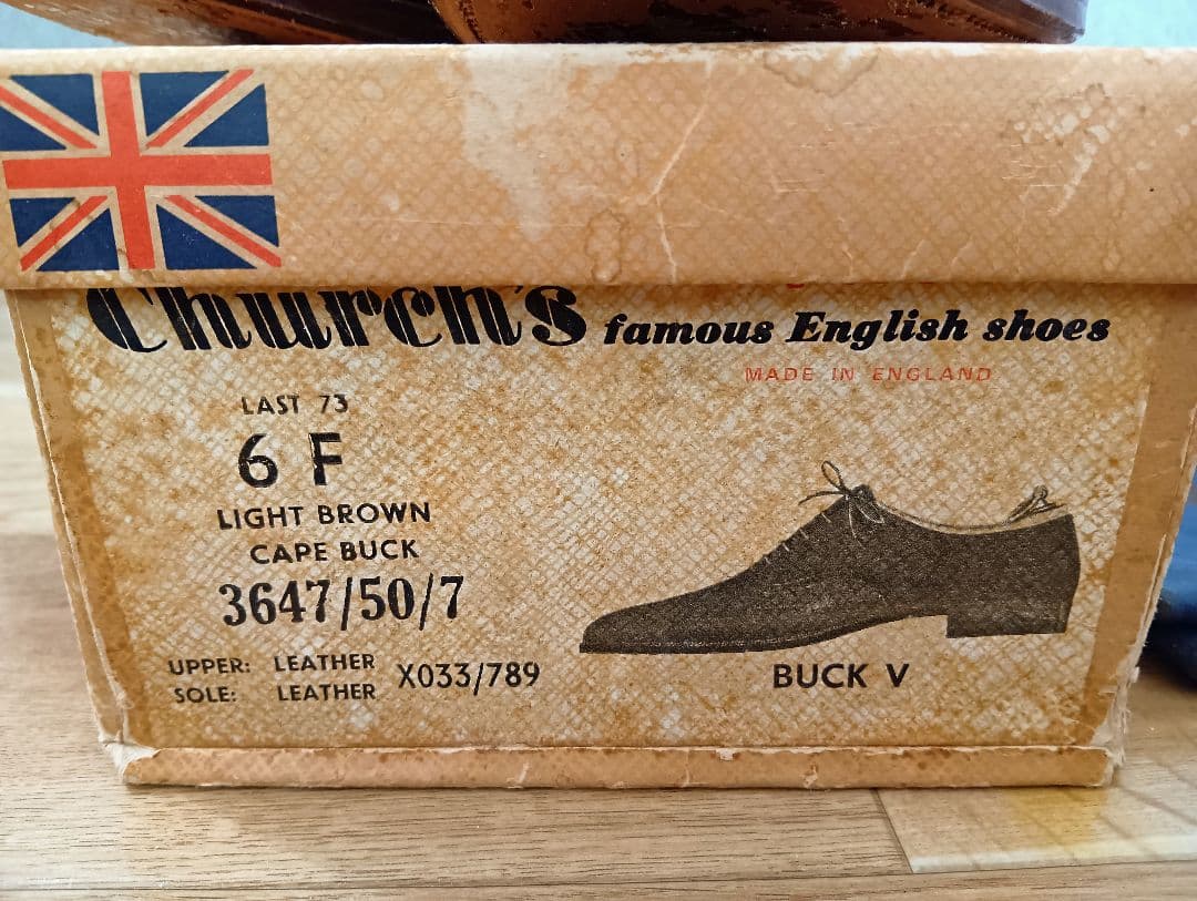 o*4様 旧Church'sチャーチ 3都市 BUCK 6F