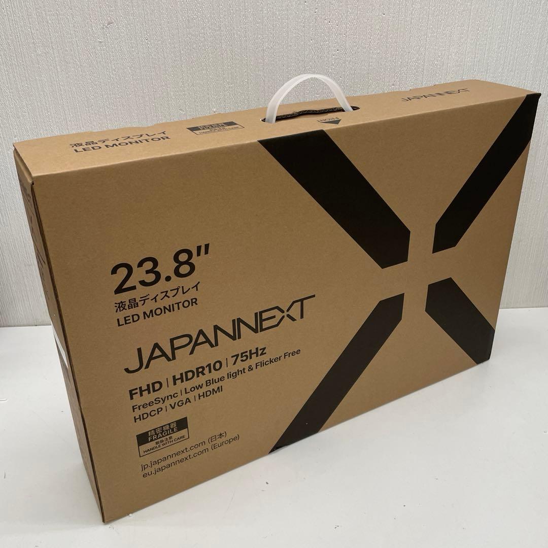 【未使用】JAPANNEXT 23.8型 フルHD HDR10 75Hz