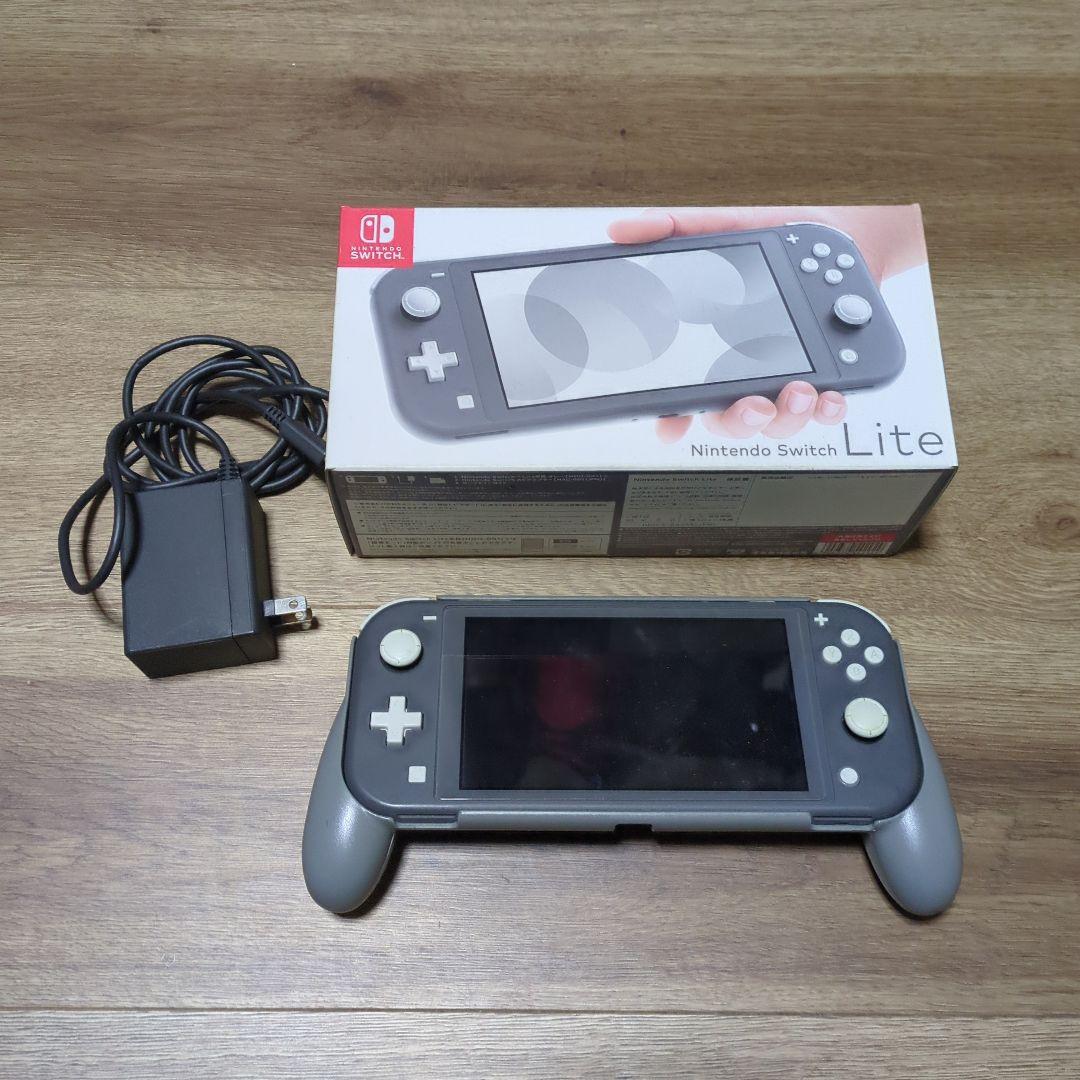 Nintendo Switch Lite グレー 本体 ソフト付き
