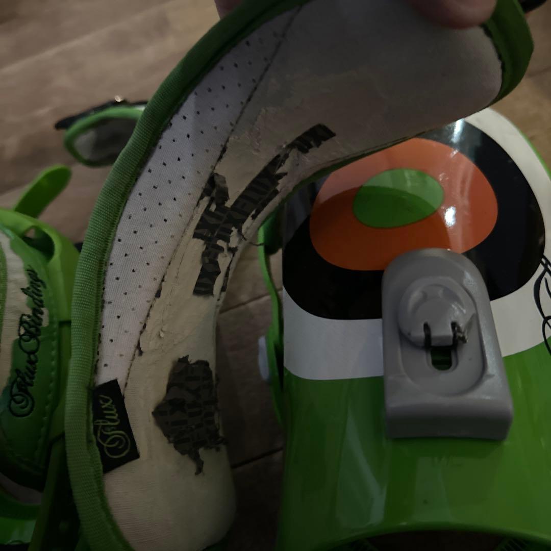 Flux スノーボード ビンディング M グリーン