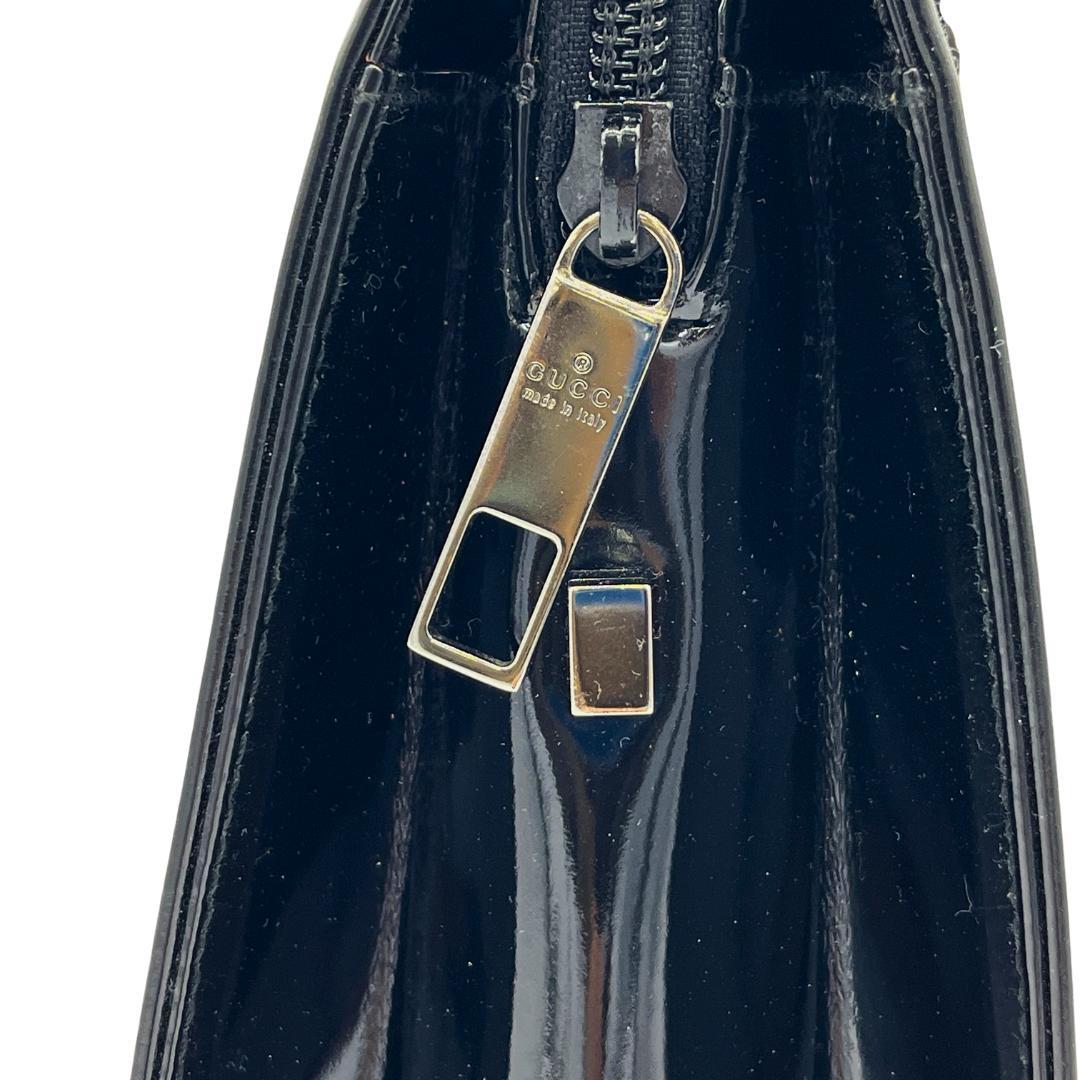 GUCCI グッチ パテントレザー トートバッグ エナメル