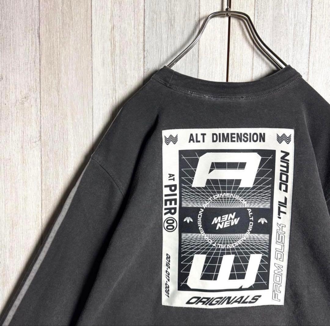 アレキサンダーワン×アディダス 両面ロゴ スウェット　トレンド短丈