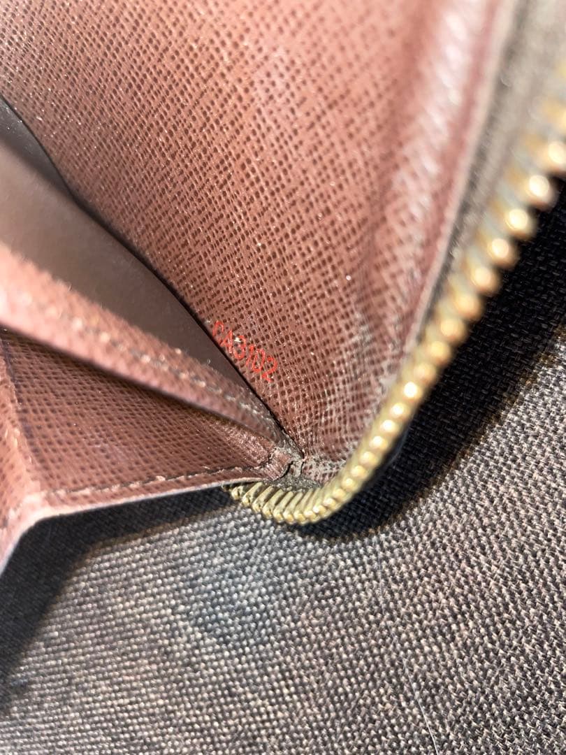 Louis Vuitton ダミエ 長財布　ジッピー