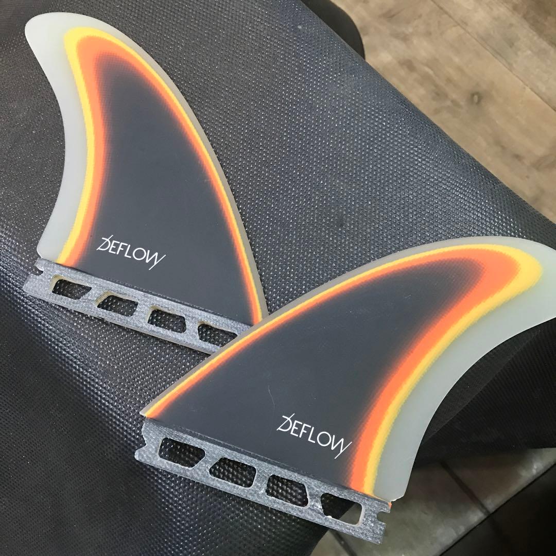 Deflow サーフボードフィン グラデーション