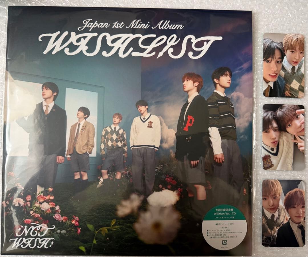 開封済み未使用 NCT WISH WISHLIST WISHarc 10枚SET