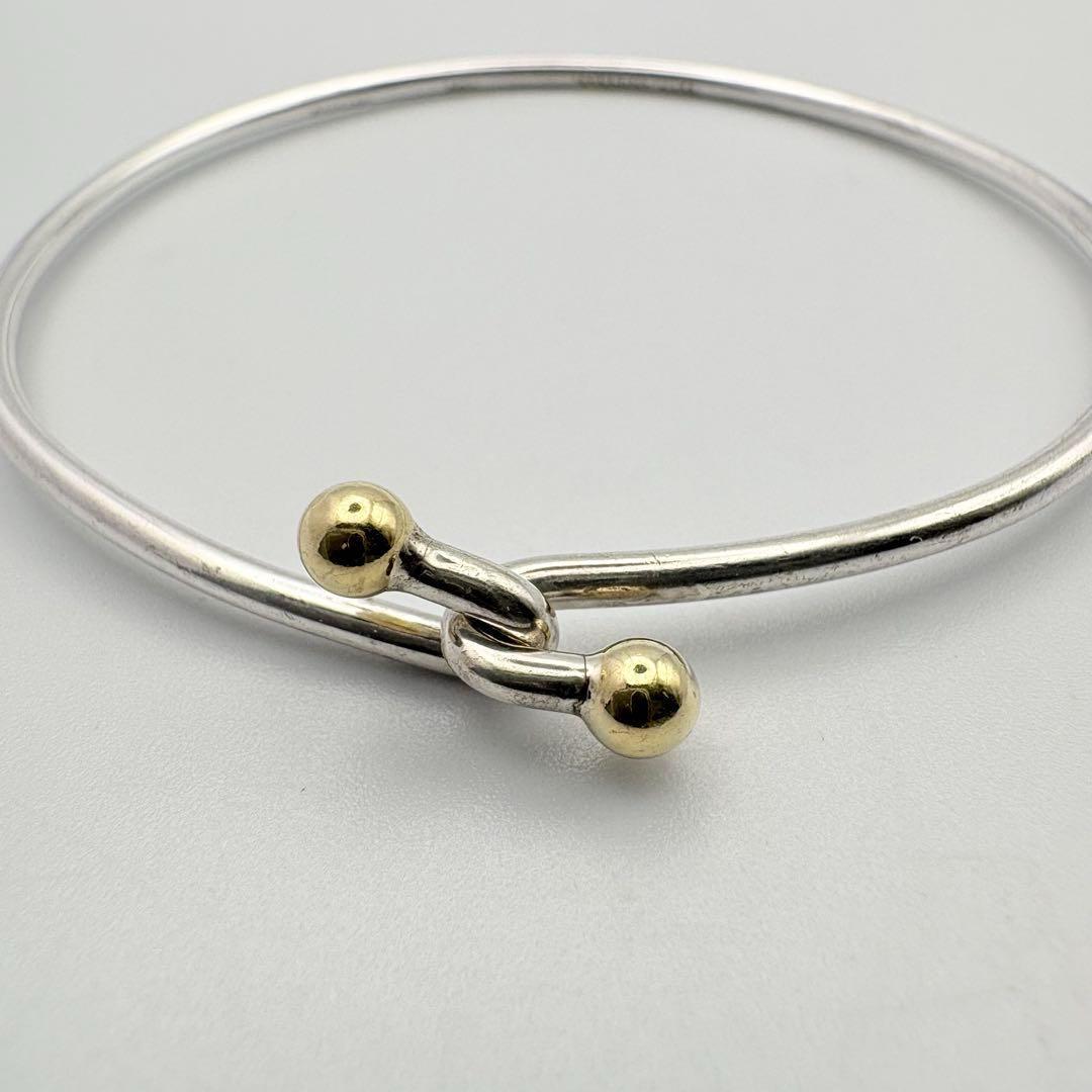 Tiffany&Co. ティファニー フック&アイ ラブノット バングル 18K