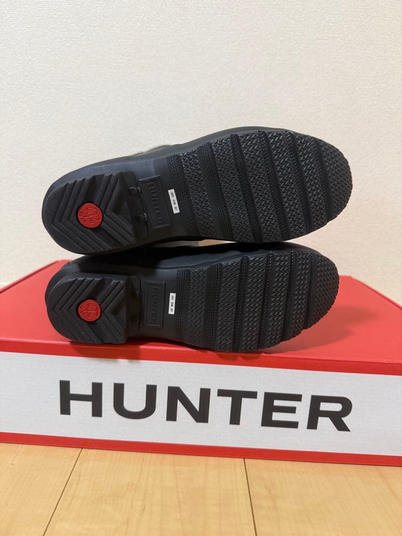 新品・未使用品　HUNTER ブラック ロングブーツ　UK5 24cm