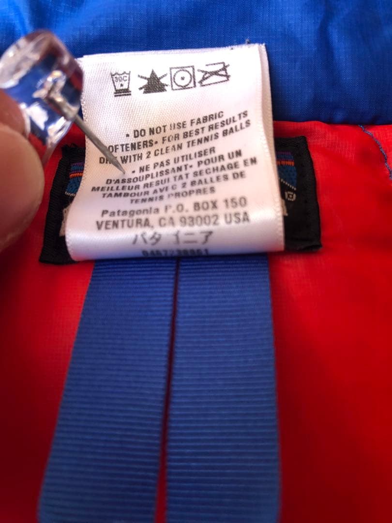 激レア！着てるだけでオシャレ確定！ヴィンテージブルー！パタゴニアダウンベストL！