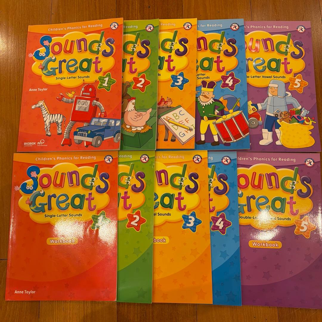 Sounds Great 1-5 テキスト、Workbook