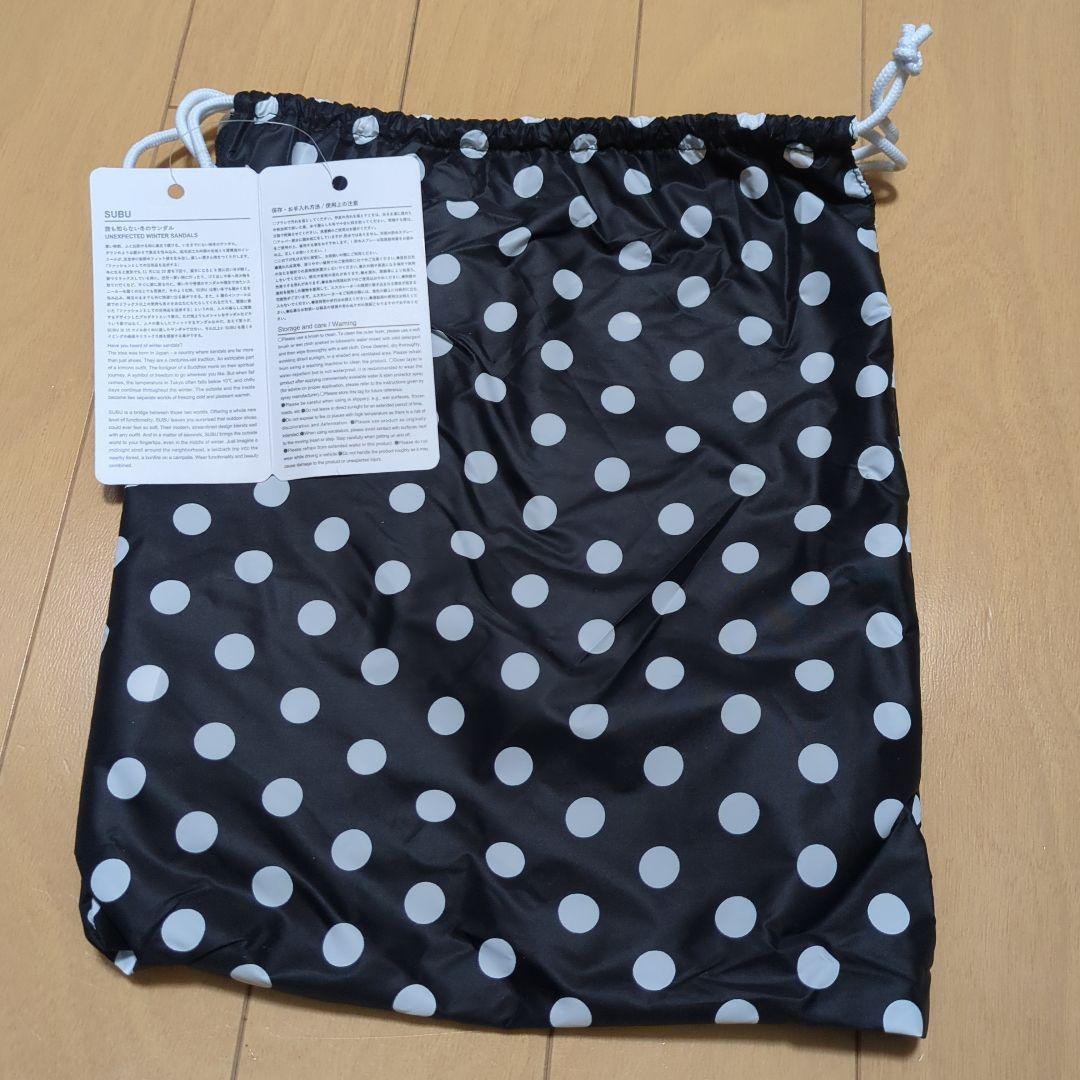 SUBU（ドット柄）サンダル　サイズ0