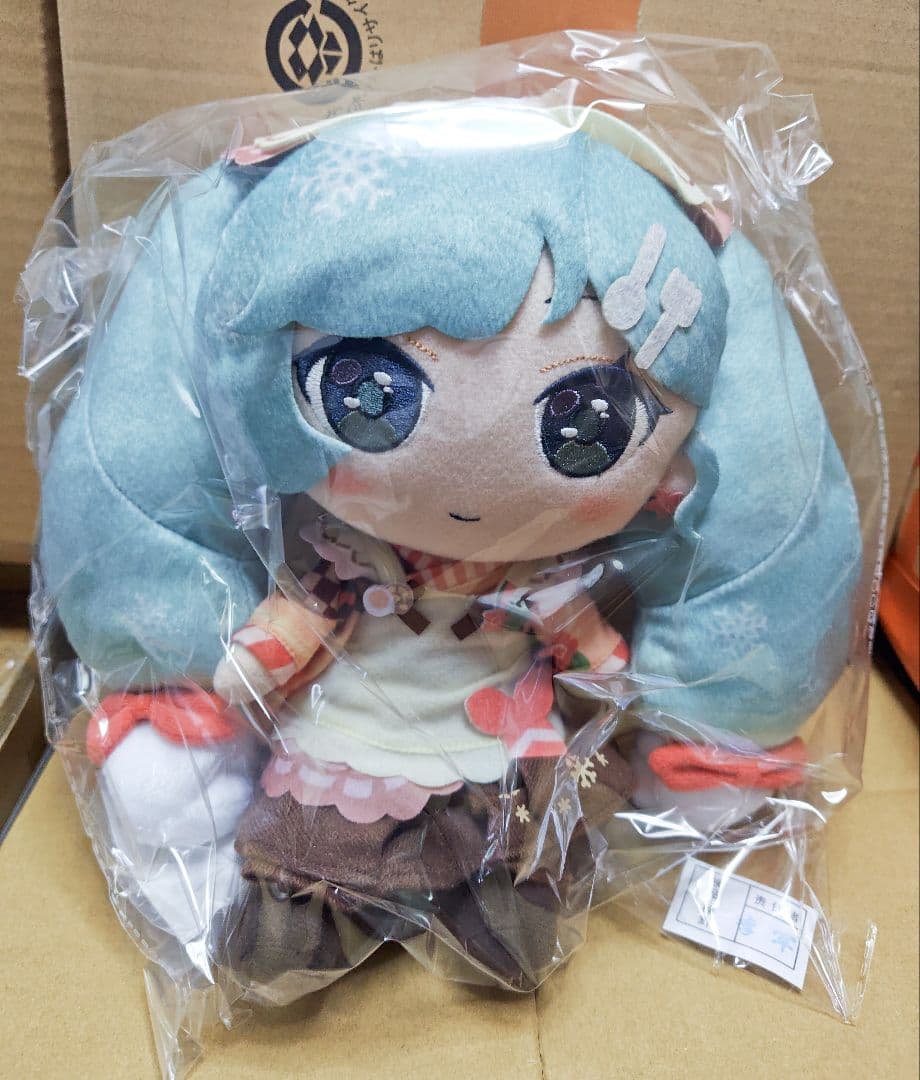 雪ミク　ぬいぐるみ 冬のごちそうVer. 　MIKU2024 初音ミク