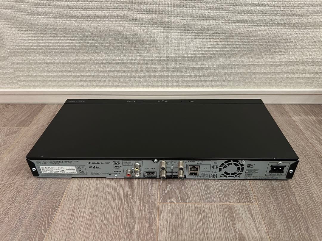 SHARP AQUOS Blu-rayレコーダー BD-NT1200 【1TB】