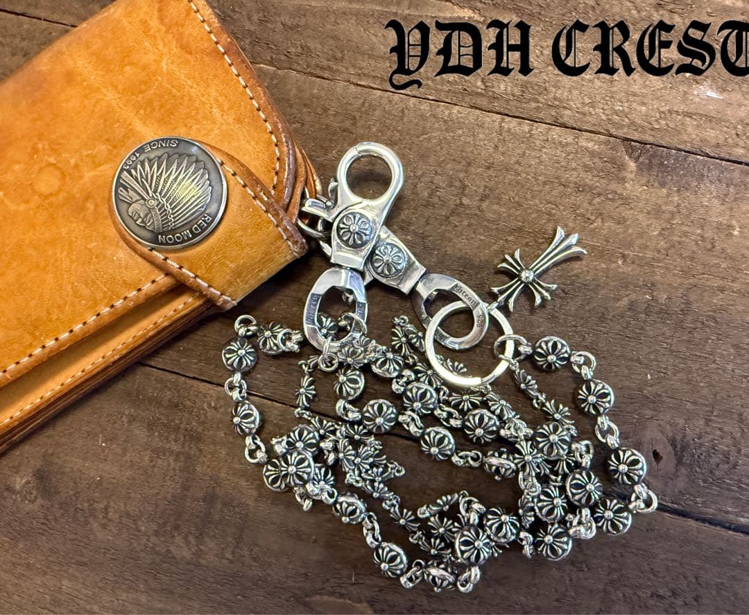 ★WWWCHAN　ウォレットチェーン　ダブルクロス＆ウォレットチェーン　刻印有り