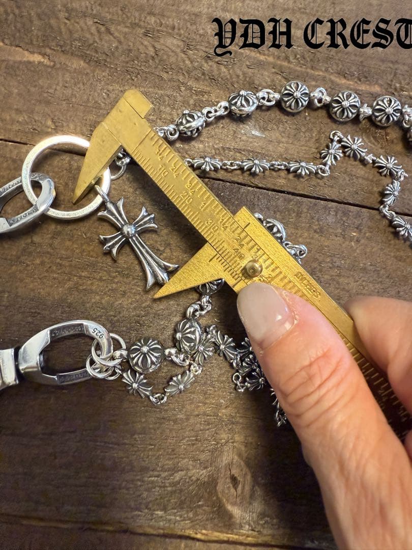 ★WWWCHAN　ウォレットチェーン　ダブルクロス＆ウォレットチェーン　刻印有り