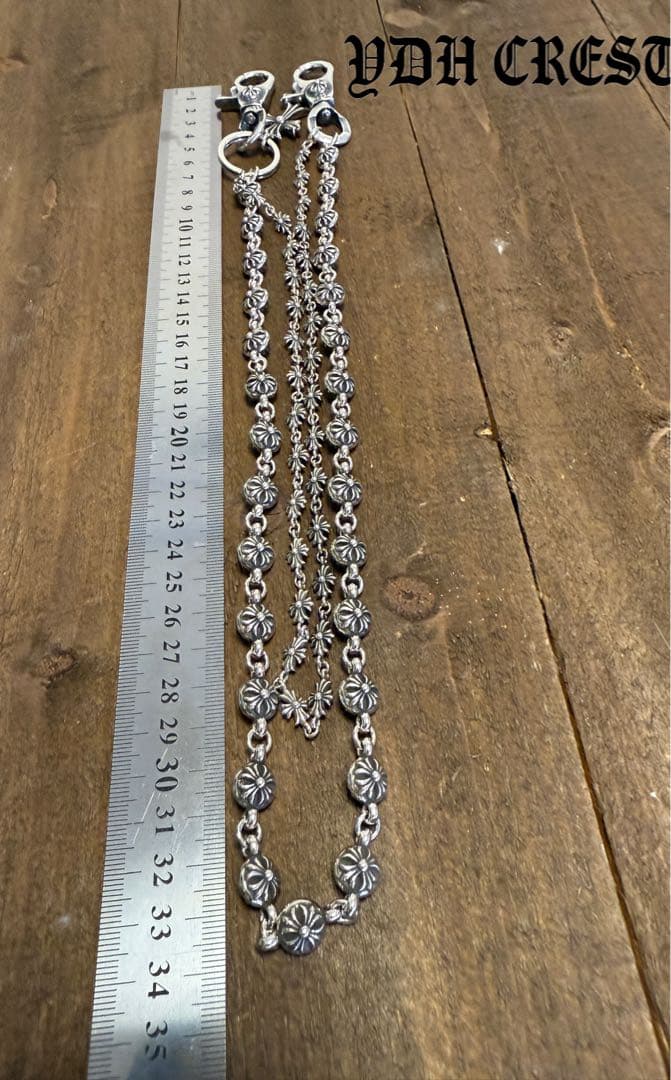 ★WWWCHAN　ウォレットチェーン　ダブルクロス＆ウォレットチェーン　刻印有り