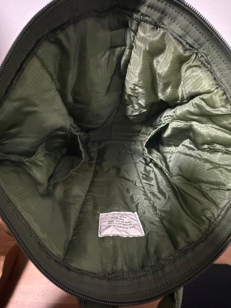 米軍実物 UNICOR社製　フライヤーズ ヘルメットバッグ 2006年製