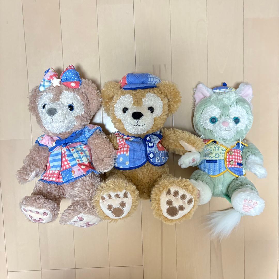 ディズニーシー15周年　ダッフィー・シェリーメイ・ジェラトーニ 　SSサイズ