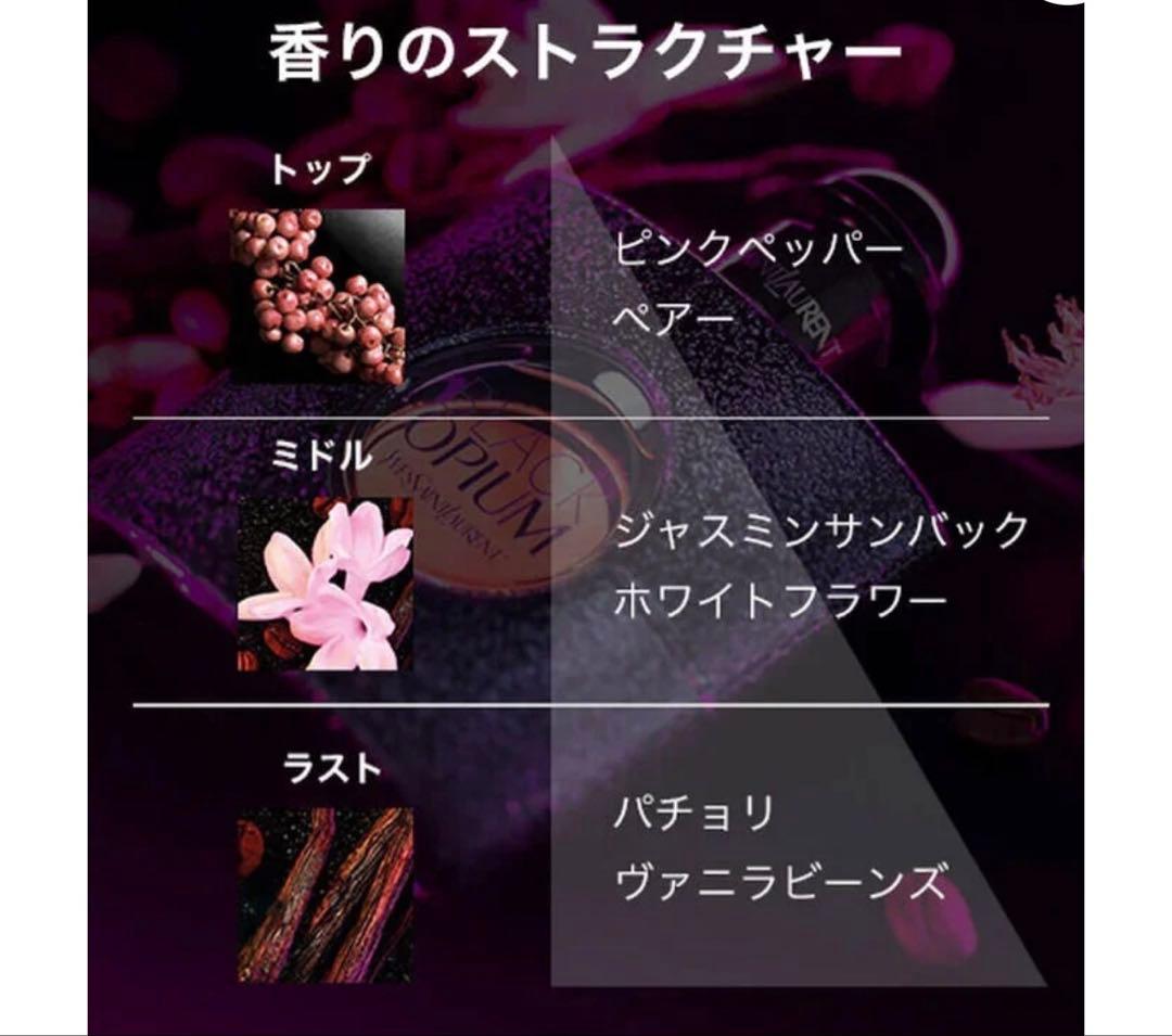 イブ・サンローラン　ブラック オピウム オーデパルファム　50ml