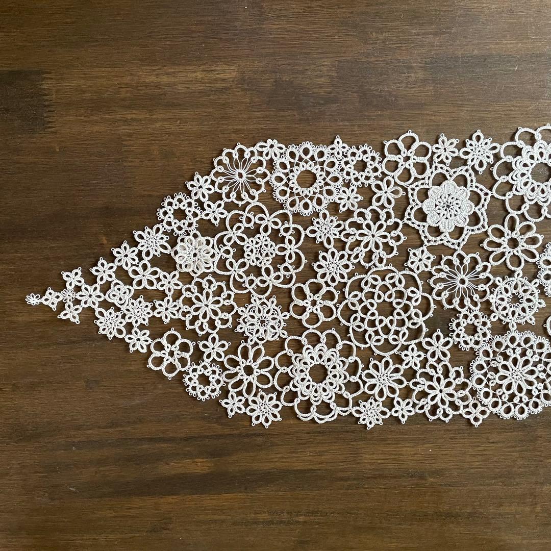 【かなで様ご確認用】タティングレース ドイリー レース編み ハンドメイド