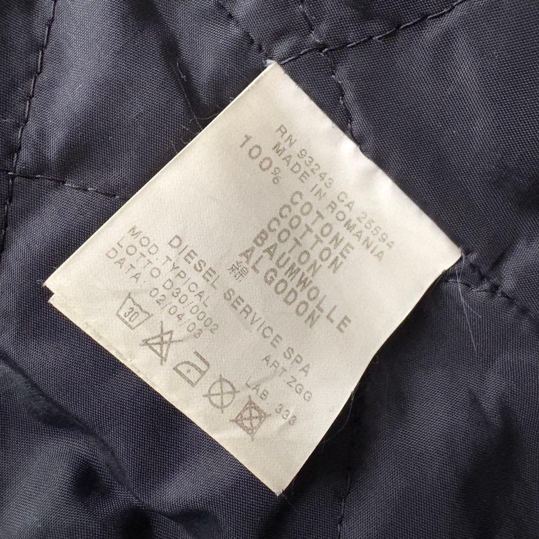 DIESEL/キルティング/ライダースデニムジャケット