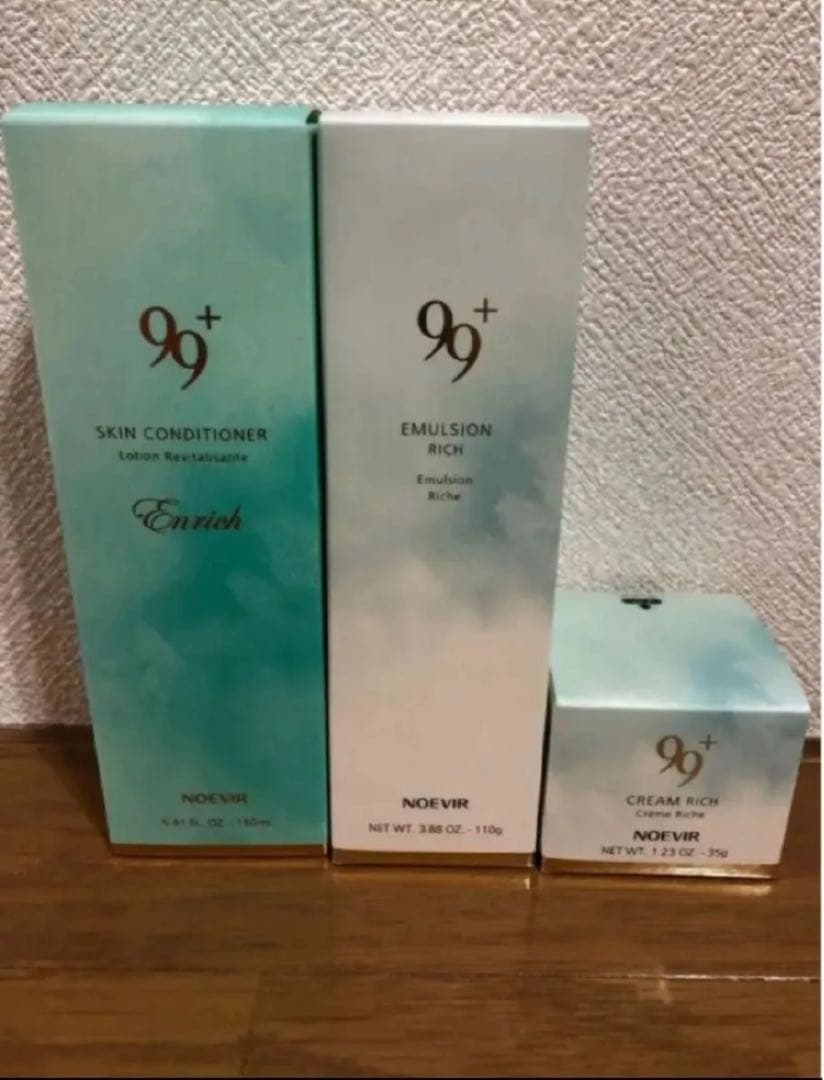 ノエビア99薬用スキンコンディショナー&ミルクローション&クリーム（リッチ）3点
