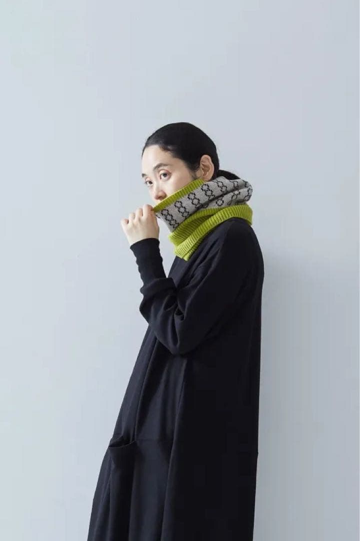 【新品】atelier naruse アトリエナルセ　ニットカウル　マフラー