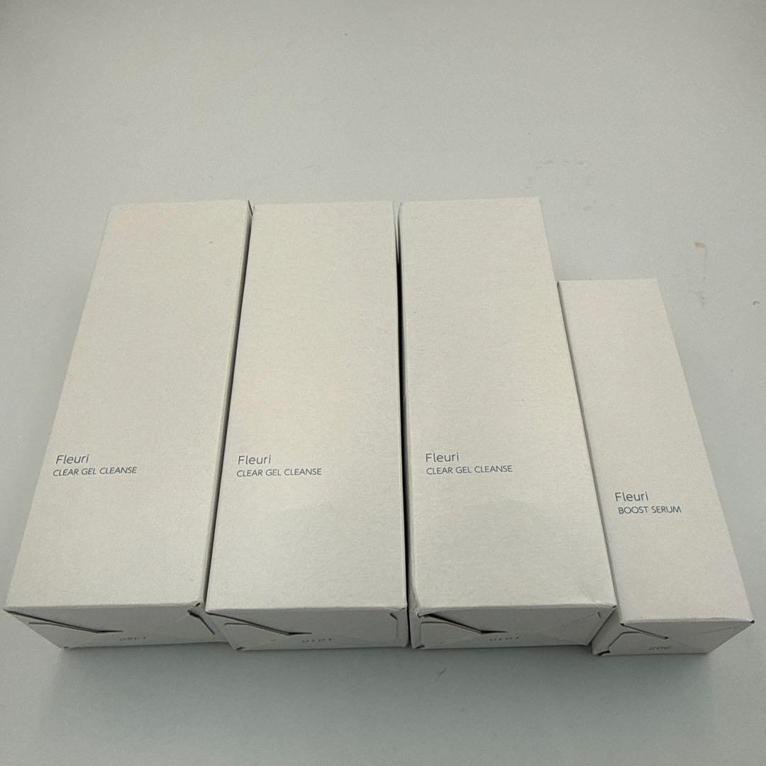フルリ　クリアゲルクレンズ×3 ブーストセラム×1 　新品未使用