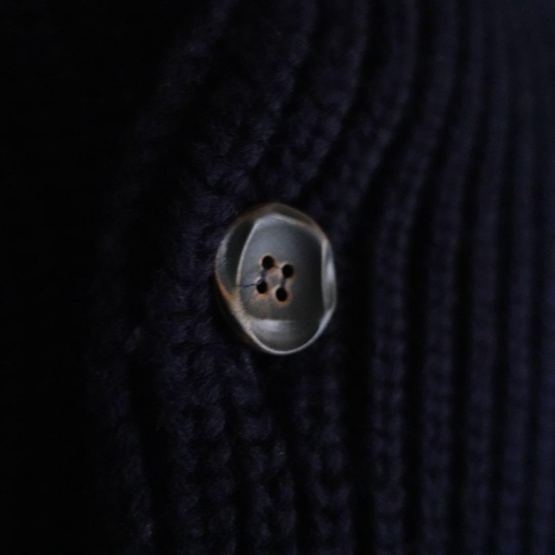 Roberto Collina ローゲージニットジャケット　ネイビー　イタリア製