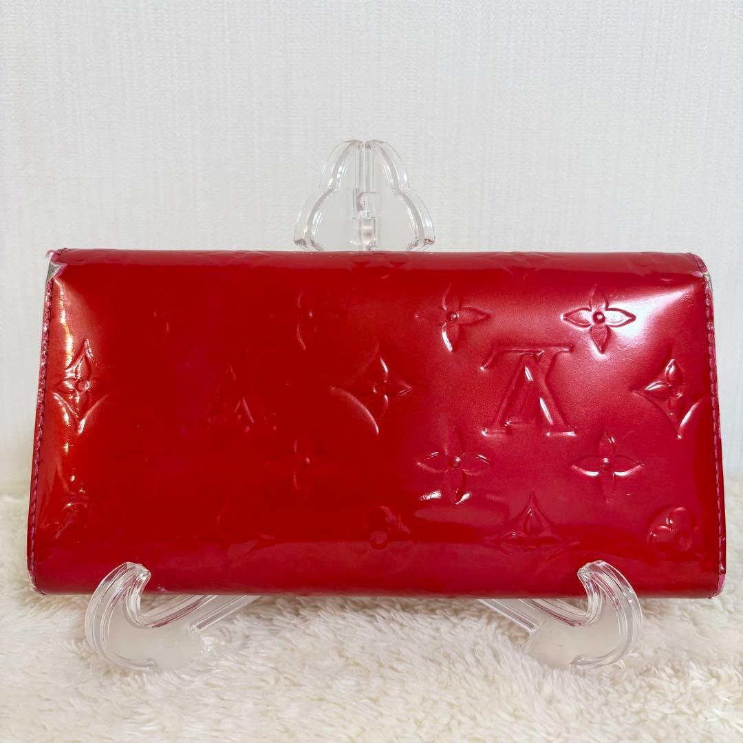 希少　ルイヴィトン　ヴェルニ　ポルトフォイル　サラ　M93530 ポムダムール