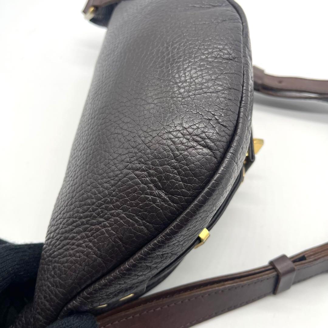 sita parantica ボディバッグ ウエストポーチ レザー ブラウン