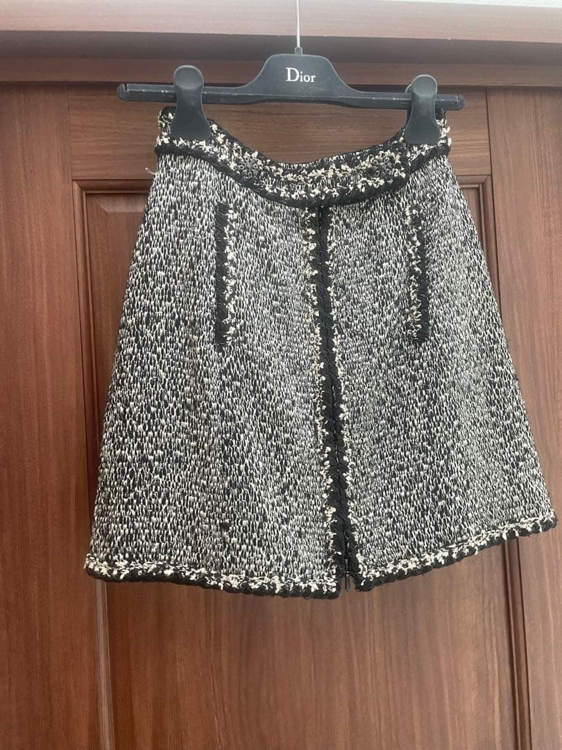 シャネル　CHANEL スカート　美品　ツイード生地