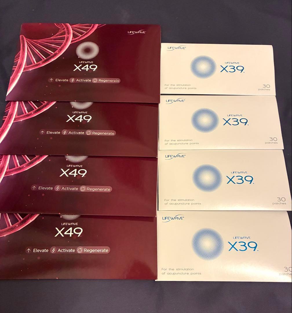 ✴︎最終値下げ【新品未開封】LifeWave X49 & X39 各4パック