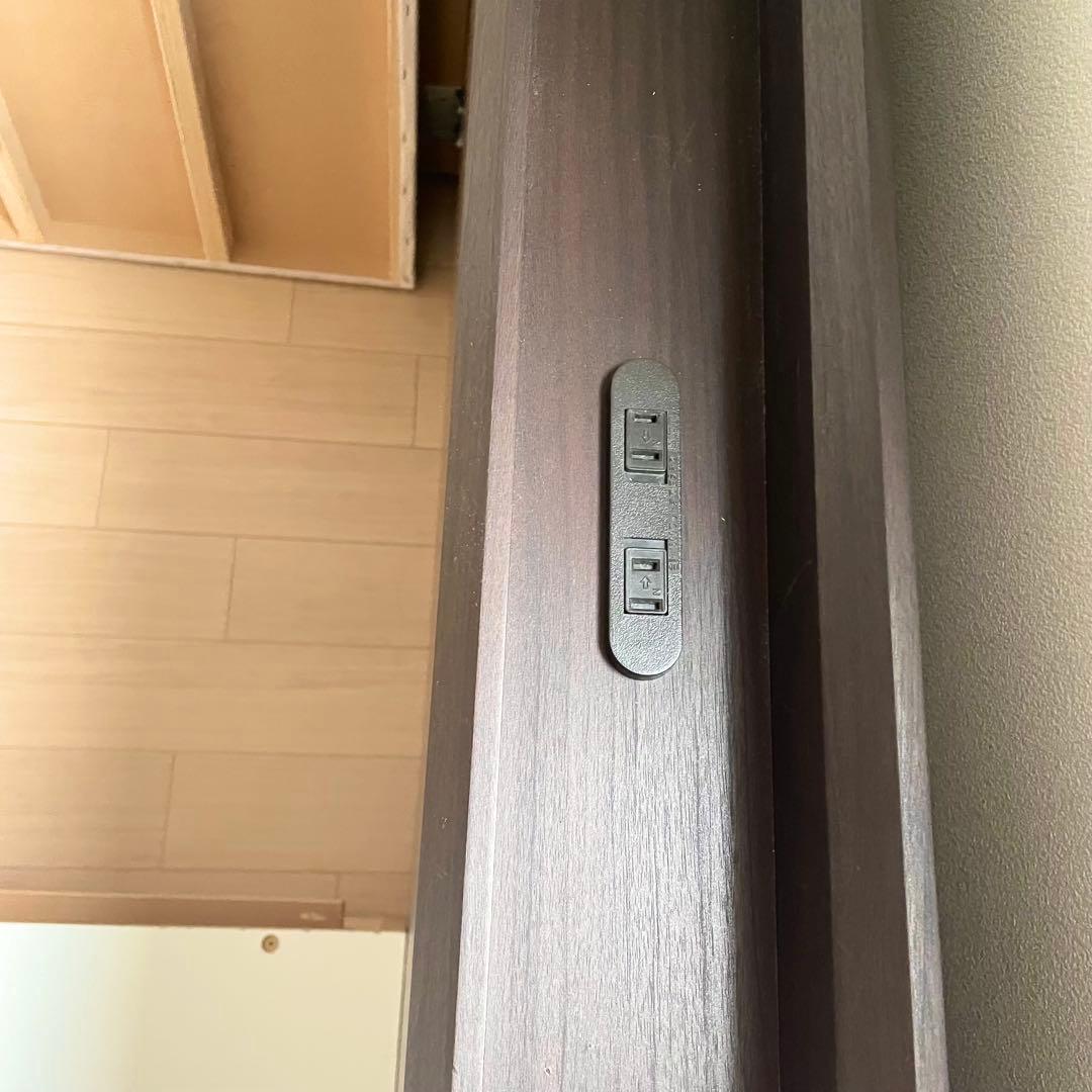 ダブルベッドフレーム　　収納・引き出し付き【バティストゥータ】