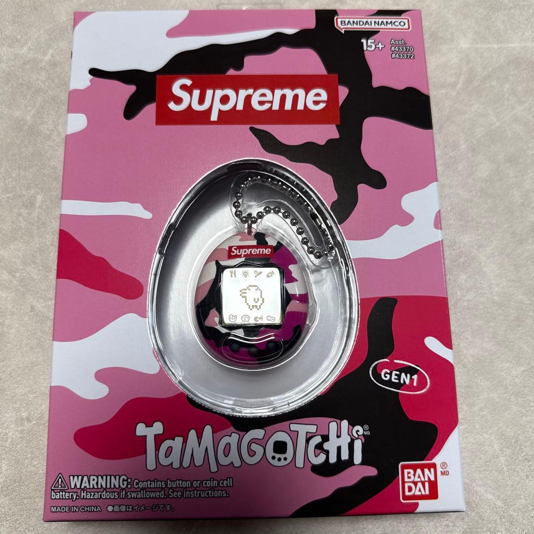 supreme たまごっち　カモフラージュピンク