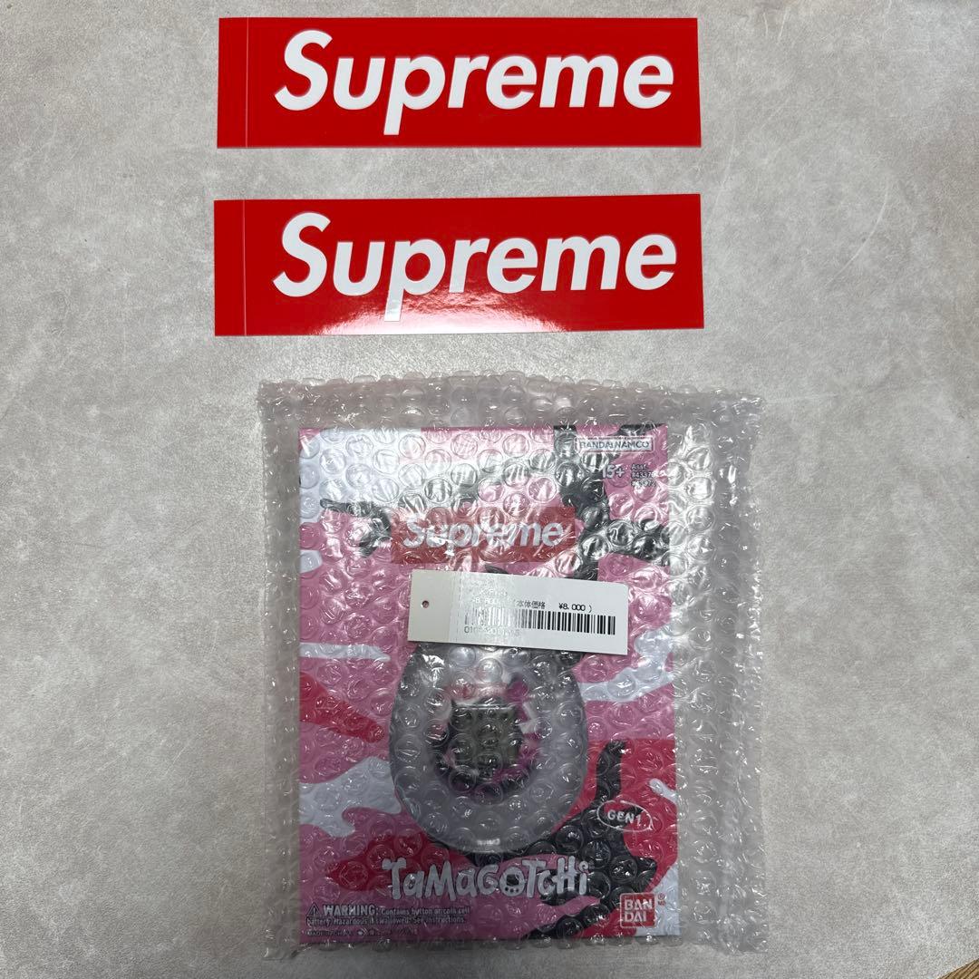 supreme たまごっち　カモフラージュピンク