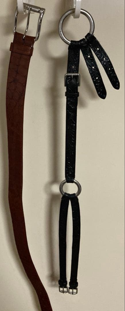 【最高級品】RalphLauren アリゲーター カービング ベルト