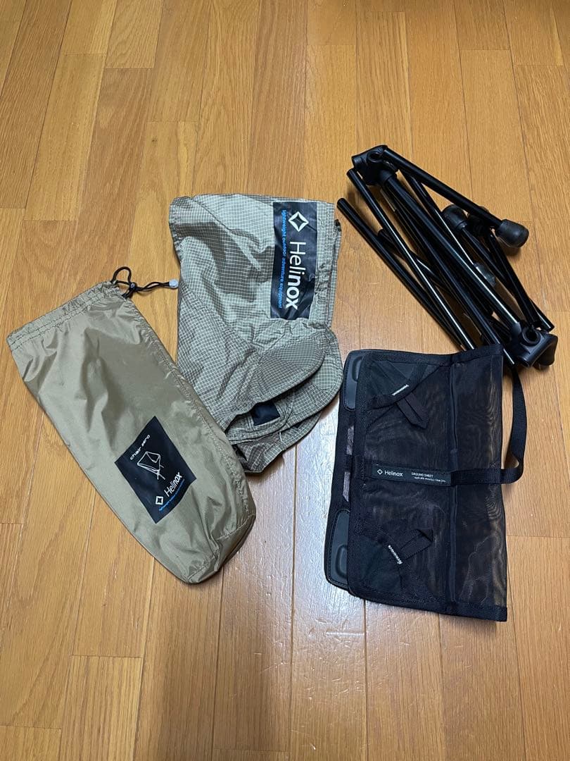 【まぁち】Helinox サンドチェアゼロ廃盤カラー　レアグランドシート付