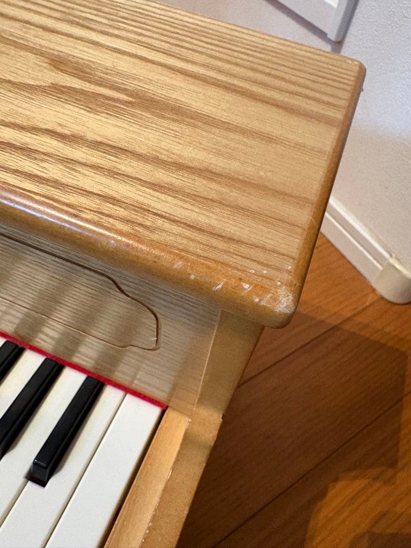 KAWAI 32鍵アップライトピアノ ナチュラルウッド