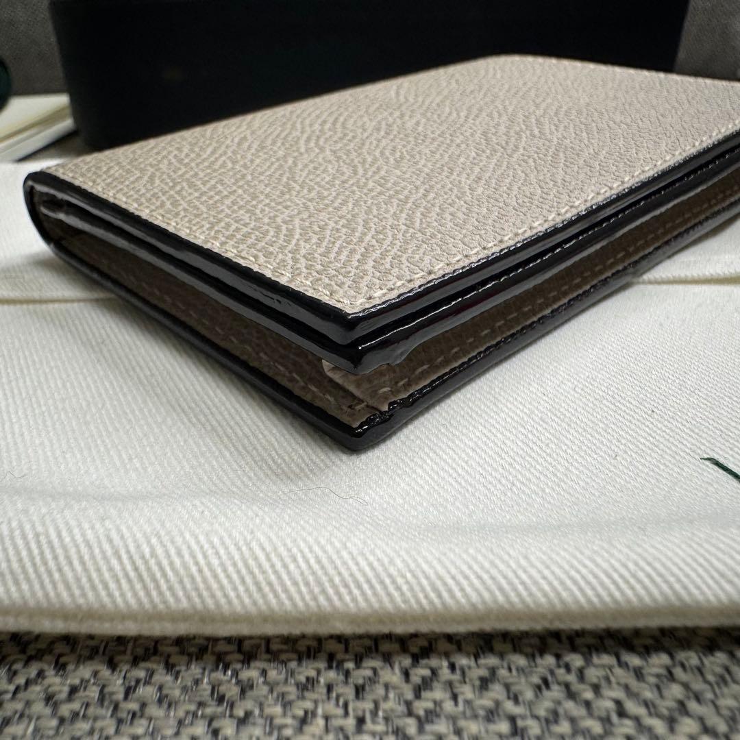 Valextra ヴァレクストラ 名刺入れ カードケース グレージュ 男女兼用