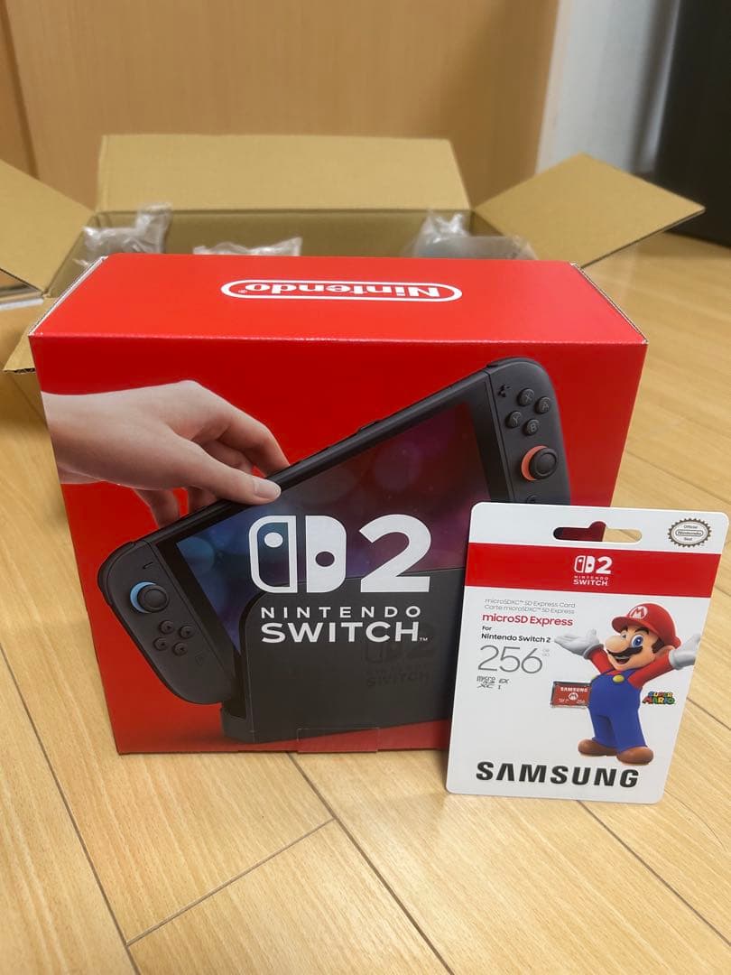 SWITCH2(日本語・国内専用)本体 sdカード256gb samsung製