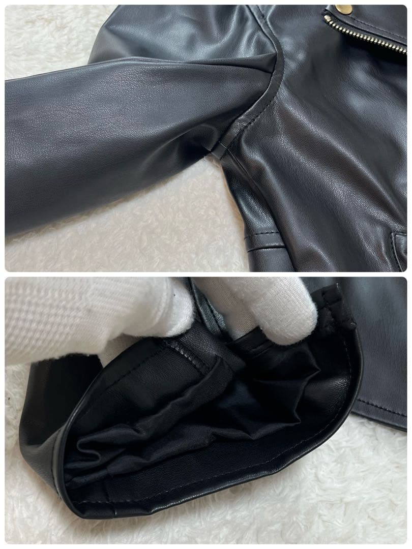 エイミーロウ　Eimee Law ジャケット　ライダース　フリル　ブラック　38