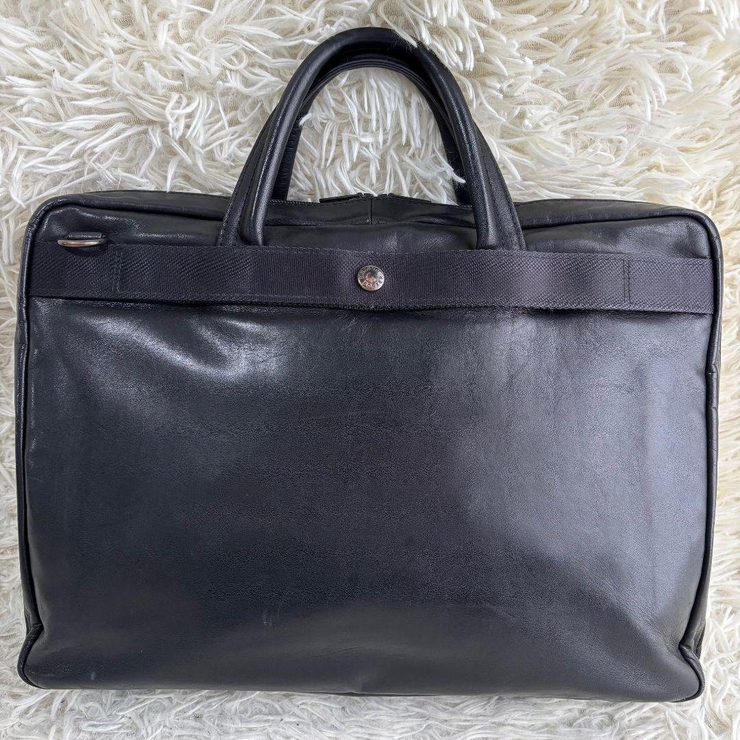 【激レア 美品】ポーター　吉田カバン　アメイズ　ビジネスバッグ　オールレザー　黒