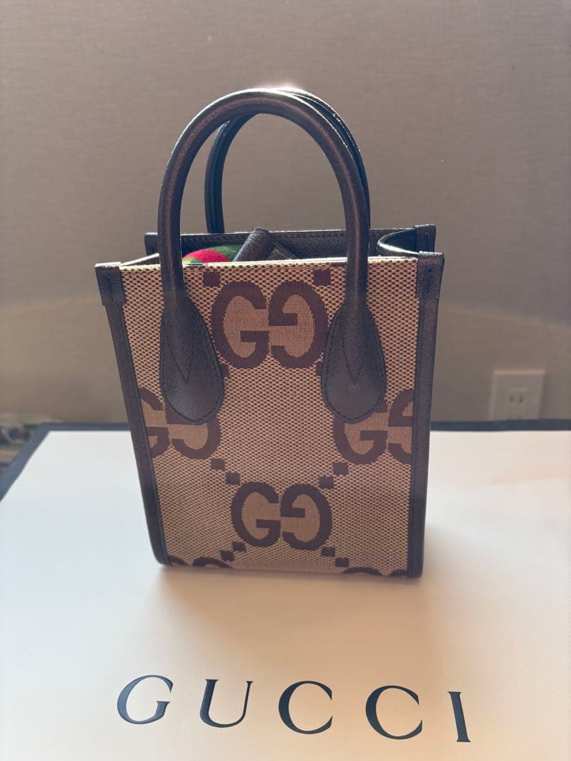 aki　GUCCI グッチ ジャンボGG トート ショルダーバッグ