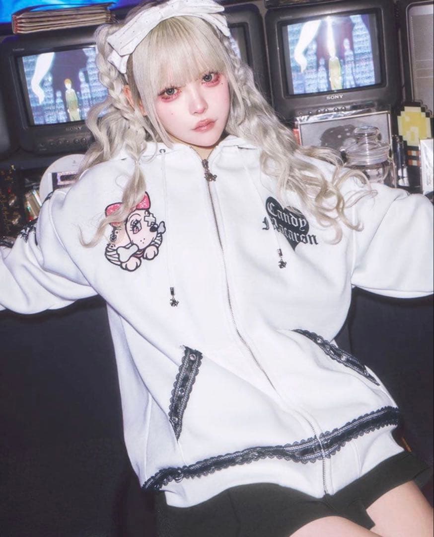 ミシェルマカロン ガルフィーコラボBIGパーカー michellMacaron