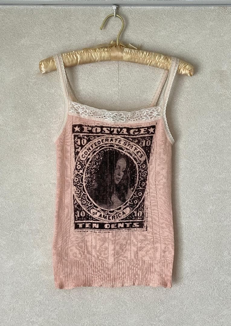 HYSTERIC GLAMOUR ヒステリックグラマー ピンクレースキャミソール