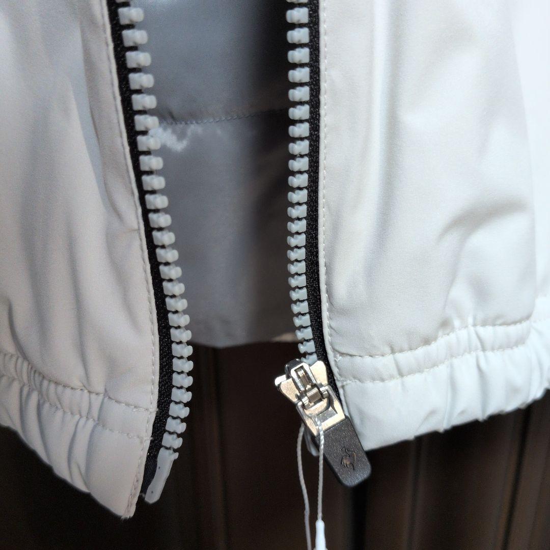 ルコックゴルフ:メンズ:Lサイズ:中綿2WAYブルゾン:　ゴルフウェア:白/青