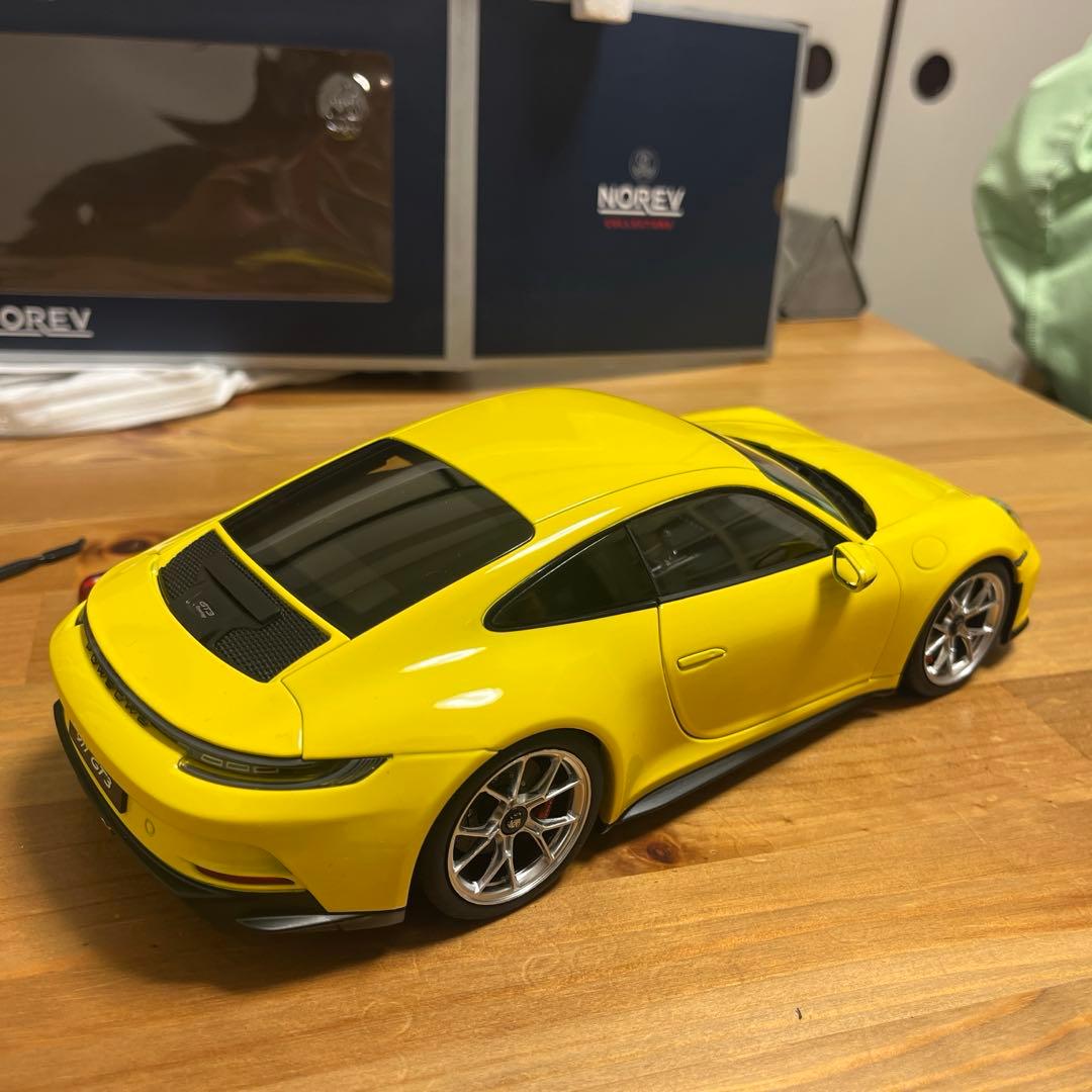 ミニカー Norev 1/18 Porsche 911 GT3 2021 Yellow