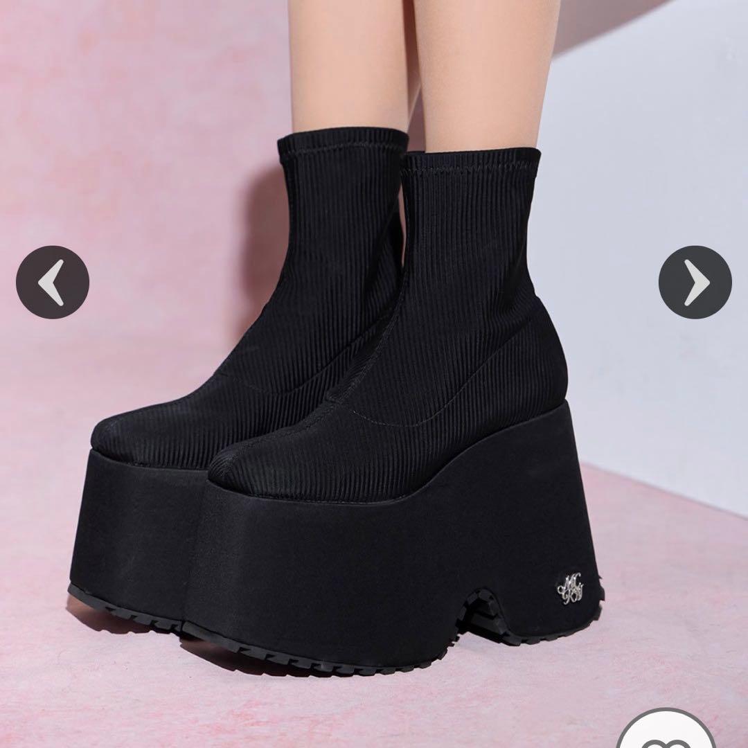 michellmacaron 14.5cm最強盛れショートブーツ L