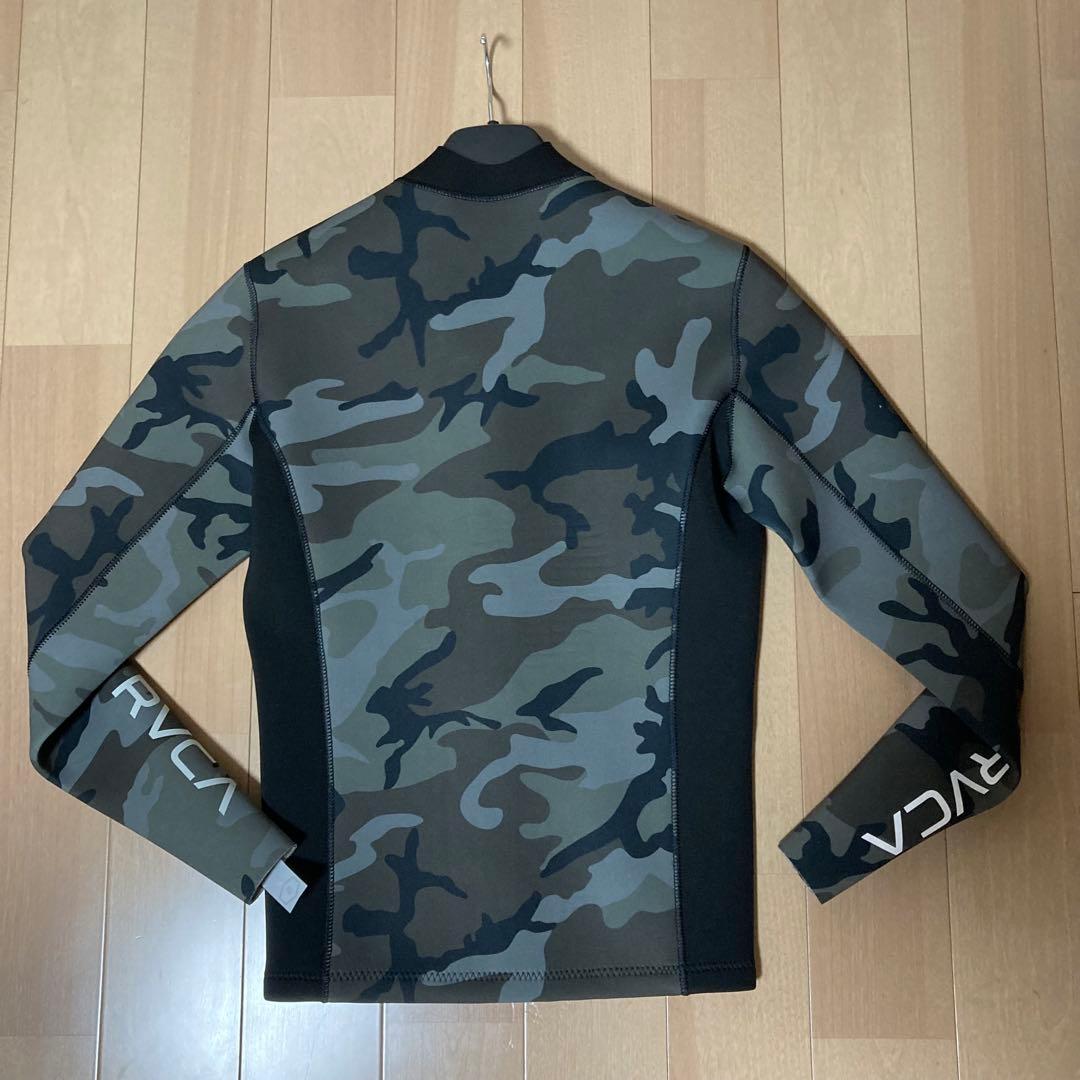 【新品未使用】RVCA 長袖タッパー フロントジップ　Sサイズ