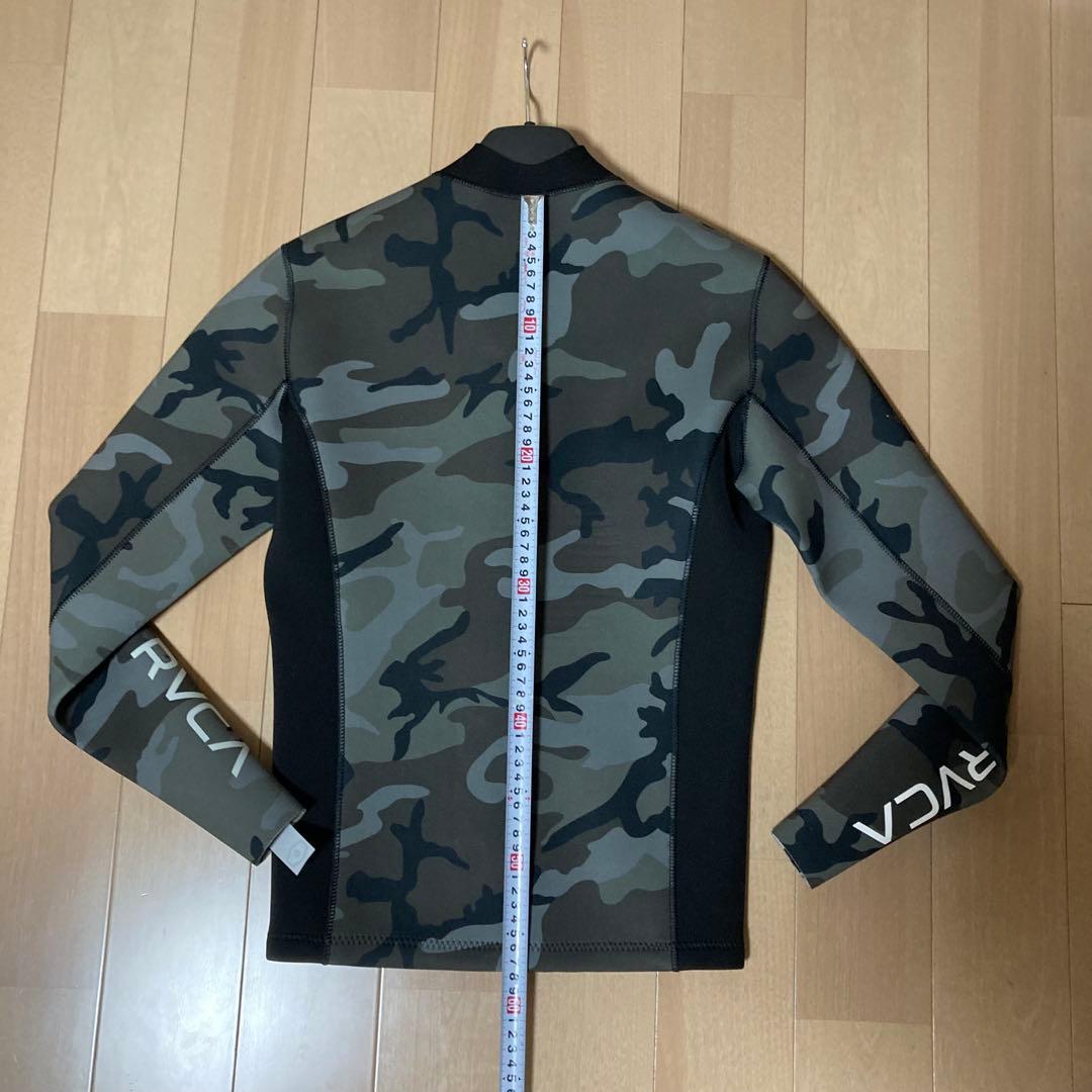 【新品未使用】RVCA 長袖タッパー フロントジップ　Sサイズ